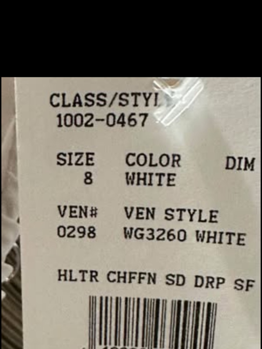 NWT David’s Bridal Elegant White Halter Ruched Wedding Gown - Picture 4 of 6